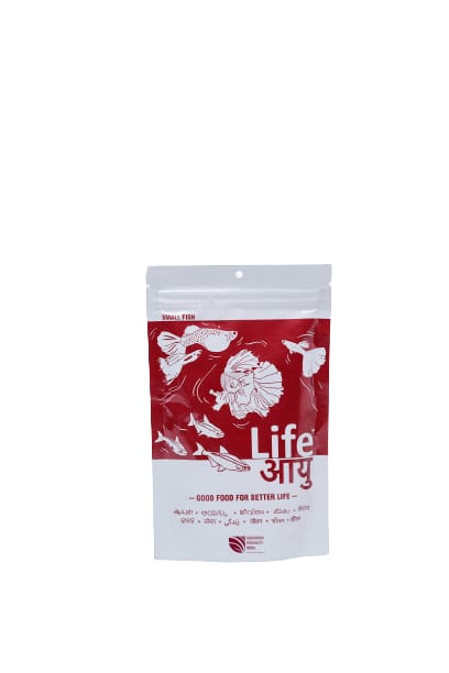 Life AAyu Colour RED Fish Food for Small Sized Fish Pack of 1