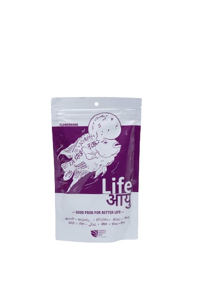 Life Aayuh Fish Food for Small Sized Flowerhorn (Pack of 1)