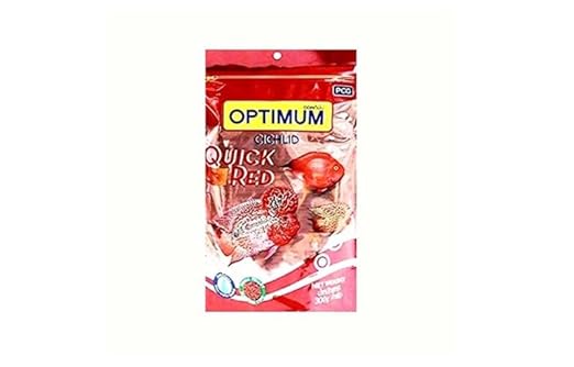 Optimum Cichlid Quick Red Pellet Fish Food, 300 Gram