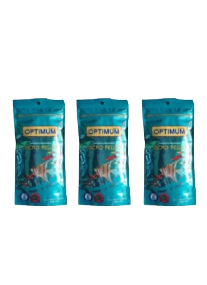 Optimum Micro Pellet Fish Food , 50g ( Pack of 3 )