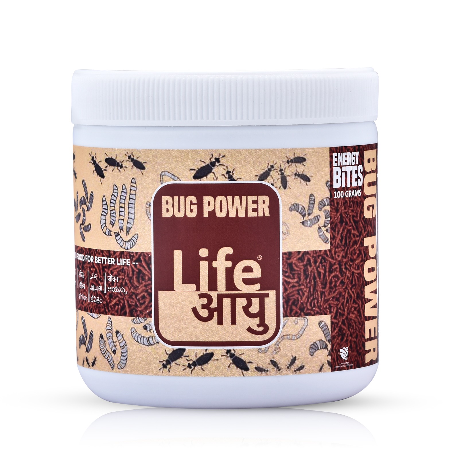 Life Aayu Bug Power Fish Food 100 gm