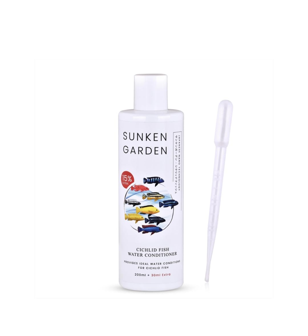 Sunken Garden Cichlid Fish Water Conditioner 200ML